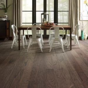 Hardwood in a dining room | Stevens Floor Coverings
