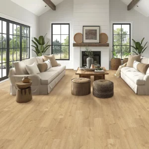 Modern Living Room Laminate Flooring | Stevens Floor Coverings